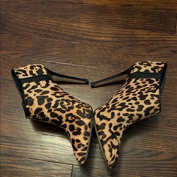 Ivanka Trump Animal Print Heeled Boots - Picture 6 of 7